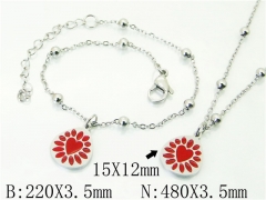 Wholesale Stainless Steel Bracelets & Necklaces Sets - HY91S1418HQQ
