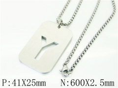 Stainless Steel Jewelry Wholesale - Stainless Steel Necklaces - HY41N0040PY