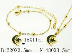 Wholesale Stainless Steel Bracelets & Necklaces Sets - HY91S1451HIV