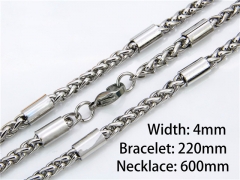 Wholesale Stainless Steel Bracelets & Necklaces Sets - HY40S0057O5