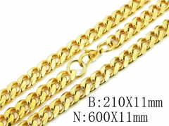 Wholesale Stainless Steel Bracelets & Necklaces Sets - HY40S0413JIL