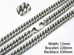 Wholesale Stainless Steel Bracelets & Necklaces Sets - HY40S0272JKD
