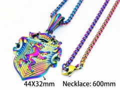 Stainless Steel Jewelry Wholesale - Stainless Steel Necklaces - HY28N0007IIW