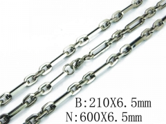 Wholesale Stainless Steel Bracelets & Necklaces Sets - HY40S0310I3D