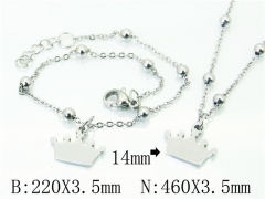 Wholesale Stainless Steel Bracelets & Necklaces Sets - HY91S1231HYY