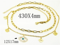 Stainless Steel Jewelry Wholesale - Stainless Steel Necklaces - HY24N0131HKL