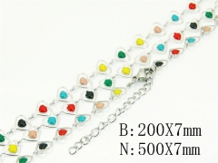 Wholesale Stainless Steel Bracelets & Necklaces Sets - HY39S0126HHL