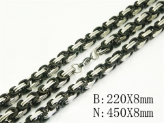 Wholesale Stainless Steel Bracelets & Necklaces Sets - HY62S0532IHR
