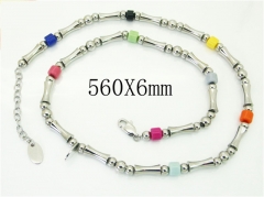 Stainless Steel Jewelry Wholesale - Stainless Steel Necklaces - HY72N0075KEE