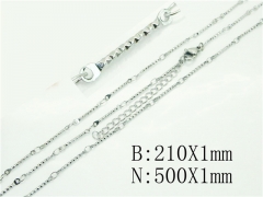 Wholesale Stainless Steel Bracelets & Necklaces Sets - HY70S0540DLL