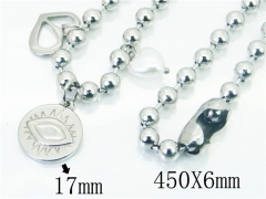 Stainless Steel Jewelry Wholesale - Stainless Steel Necklaces - HY21N0042HKX