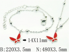 Wholesale Stainless Steel Bracelets & Necklaces Sets - HY91S1427HWW