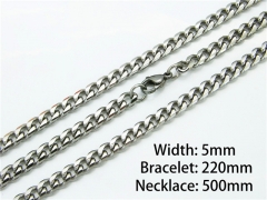 Wholesale Stainless Steel Bracelets & Necklaces Sets - HY40S0029N8