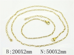 Wholesale Stainless Steel Bracelets & Necklaces Sets - HY70S0601HID