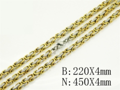 Wholesale Stainless Steel Bracelets & Necklaces Sets - HY62S0502HPE