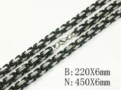 Wholesale Stainless Steel Bracelets & Necklaces Sets - HY62S0522IEE