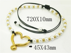 Stainless Steel Jewelry Wholesale - Stainless Steel Necklaces - HY21N0214IHC