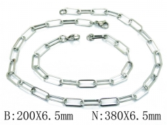 Wholesale Stainless Steel Bracelets & Necklaces Sets - HY40S0327HDD