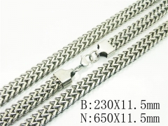 Wholesale Stainless Steel Bracelets & Necklaces Sets - HY61S0624JNL