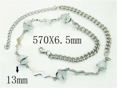Stainless Steel Jewelry Wholesale - Stainless Steel Necklaces - HY72N0071JOX