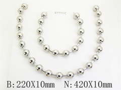 Wholesale Stainless Steel Bracelets & Necklaces Sets - HY70S0629HJQ