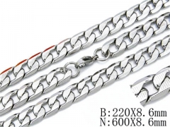 Wholesale Stainless Steel Bracelets & Necklaces Sets - HY40S0046H40