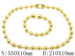 Wholesale Stainless Steel Bracelets & Necklaces Sets - HH01N167