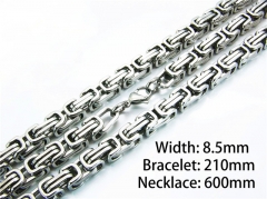 Wholesale Stainless Steel Bracelets & Necklaces Sets - HY61S0384IIL