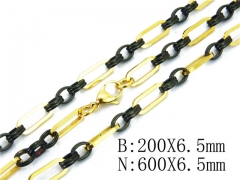 Wholesale Stainless Steel Bracelets & Necklaces Sets - HY40S0309JIW