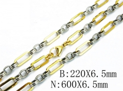 Wholesale Stainless Steel Bracelets & Necklaces Sets - HY40S0311JID