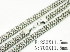 Wholesale Stainless Steel Bracelets & Necklaces Sets - HY61S0625JOL