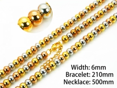 Wholesale Stainless Steel Bracelets & Necklaces Sets - HY76S0369HJL