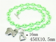 Wholesale Stainless Steel Bracelets & Necklaces Sets - HY21S0177IMX