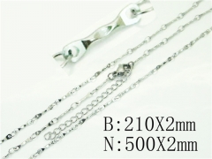 Wholesale Stainless Steel Bracelets & Necklaces Sets - HY70S0544RLL