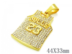 Stainless Steel Jewelry Wholesale - Stainless Steel Pendants - HY13P0140HMB