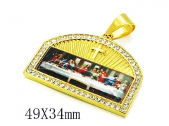 Stainless Steel Jewelry Wholesale - Stainless Steel Pendants - HY13P0146HKE