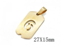 Stainless Steel Jewelry Wholesale - Stainless Steel Pendants - HY70P0745ILG
