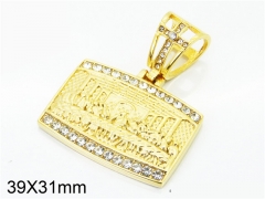 Stainless Steel Jewelry Wholesale - Stainless Steel Pendants - HY13P1330HKS