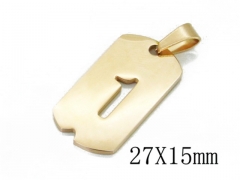 Stainless Steel Jewelry Wholesale - Stainless Steel Pendants - HY70P0740IL