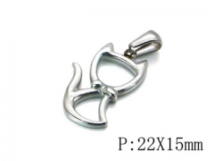 Stainless Steel Jewelry Wholesale - Stainless Steel Pendants - HY54P0079ILE