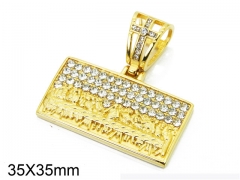 Stainless Steel Jewelry Wholesale - Stainless Steel Pendants - HY13P1335HKS