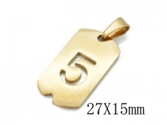 Stainless Steel Jewelry Wholesale - Stainless Steel Pendants - HY70P0744ILD