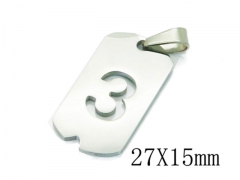 Stainless Steel Jewelry Wholesale - Stainless Steel Pendants - HY70P0724HLE