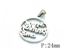 Stainless Steel Jewelry Wholesale - Stainless Steel Pendants - HY54P0240JL