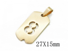 Stainless Steel Jewelry Wholesale - Stainless Steel Pendants - HY70P0747ILC