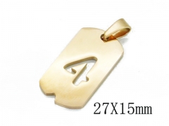 Stainless Steel Jewelry Wholesale - Stainless Steel Pendants - HY70P0743ILV