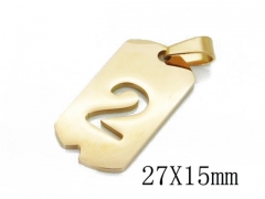 Stainless Steel Jewelry Wholesale - Stainless Steel Pendants - HY70P0741ILG