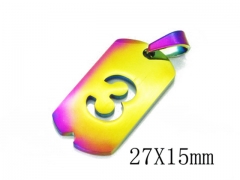 Stainless Steel Jewelry Wholesale - Stainless Steel Pendants - HY70P0751IF