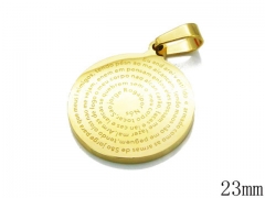 Stainless Steel Jewelry Wholesale - Stainless Steel Pendants - HY70P0262LA