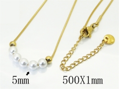 Stainless Steel Jewelry Wholesale - Stainless Steel Necklaces - HY25N0210HIL